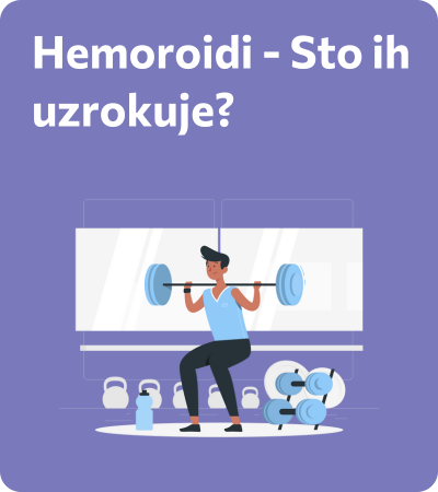 Hemoroidi uzrok - Sto ih uzrokuje?