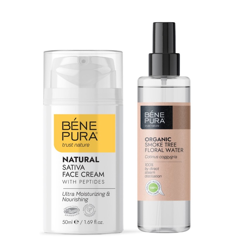 Bio Rujevina Cvjetna vodica i Hidratantna Krema za Lice - GMC