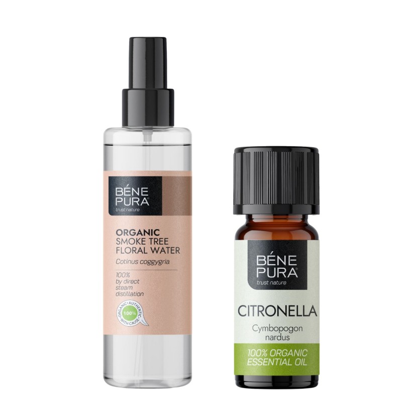 Bio Rujevina Cvjetna vodica i Bio Citronela Cejlonska Etericno ulje - GMC