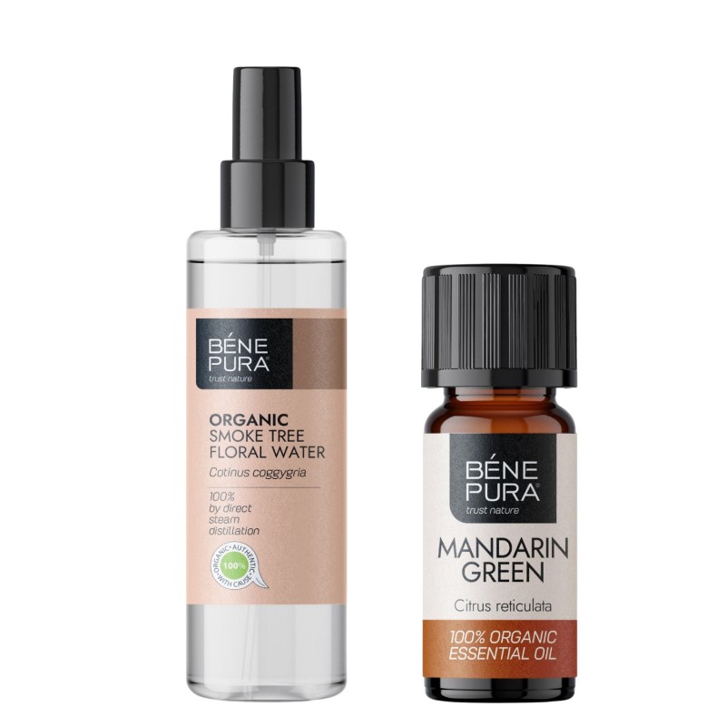 Bio Rujevina Cvjetna vodica i Bio Mandarina Etericno ulje - GMC