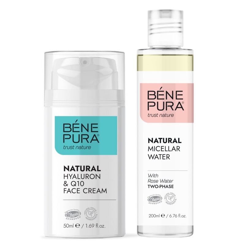 Dvofazna Micelarna Voda i Hyaluron & Q10 Krema za Lice - GMC