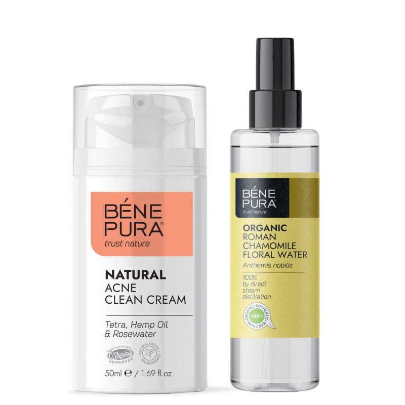 Krema za Lice Protiv Akni i Bio Kamilica Rimska Cvjetna vodica - GMC