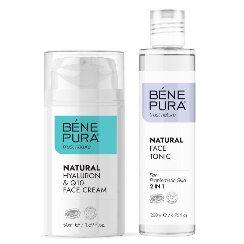 Tonik za Lice za Problematičnu Kožu i Hyaluron & Q10 Krema za Lice - GMC