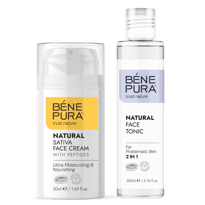 Tonik za Lice za Problematičnu Kožu i Hidratantna Krema za Lice - GMC