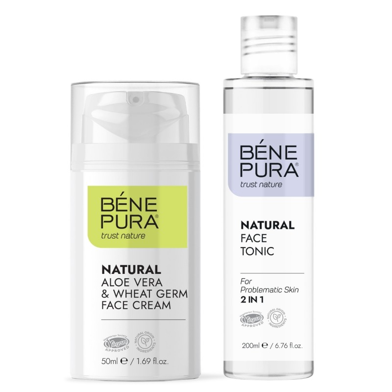 Tonik za Lice za Problematičnu Kožu i Aloe Vera Krema za Lice - GMC