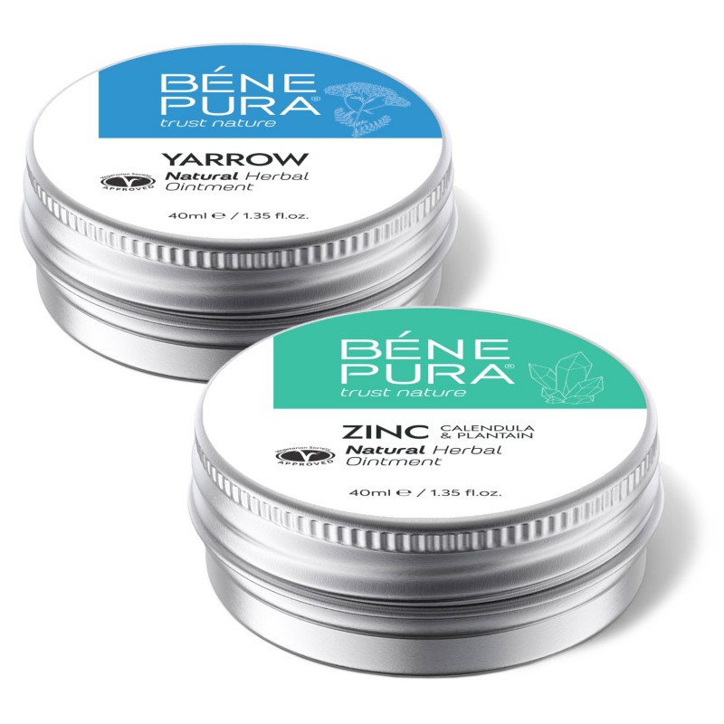 Mast za Hemoroide sa Bijelim Stolisnikom i Mast za Svrbež s Cinkovim Oksidom - GMC