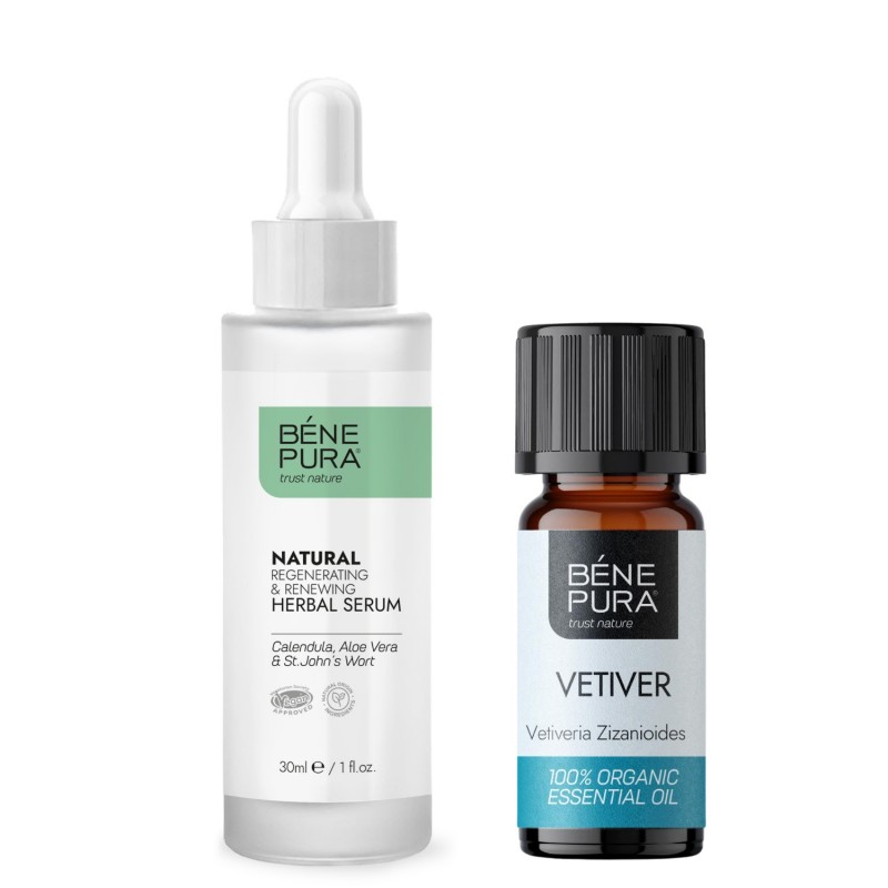 Regenerirajući Serum za Lice i Bio Vetiver Etericno ulje - Usporedba artikala