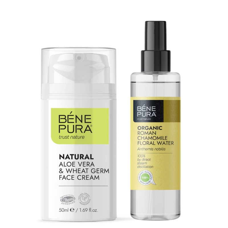 Aloe Vera Krema za Lice i Bio Kamilica Rimska Cvjetna vodica - 