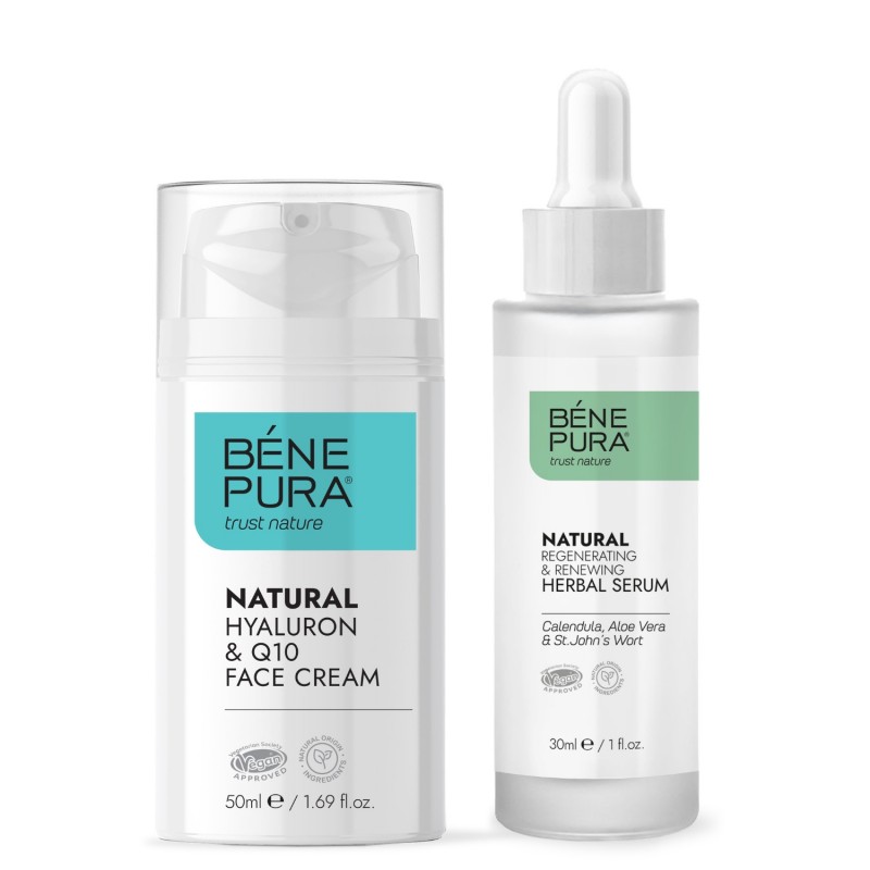 Hyaluron & Q10 Krema za Lice i Regenerirajući Serum za Lice - Usporedba artikala