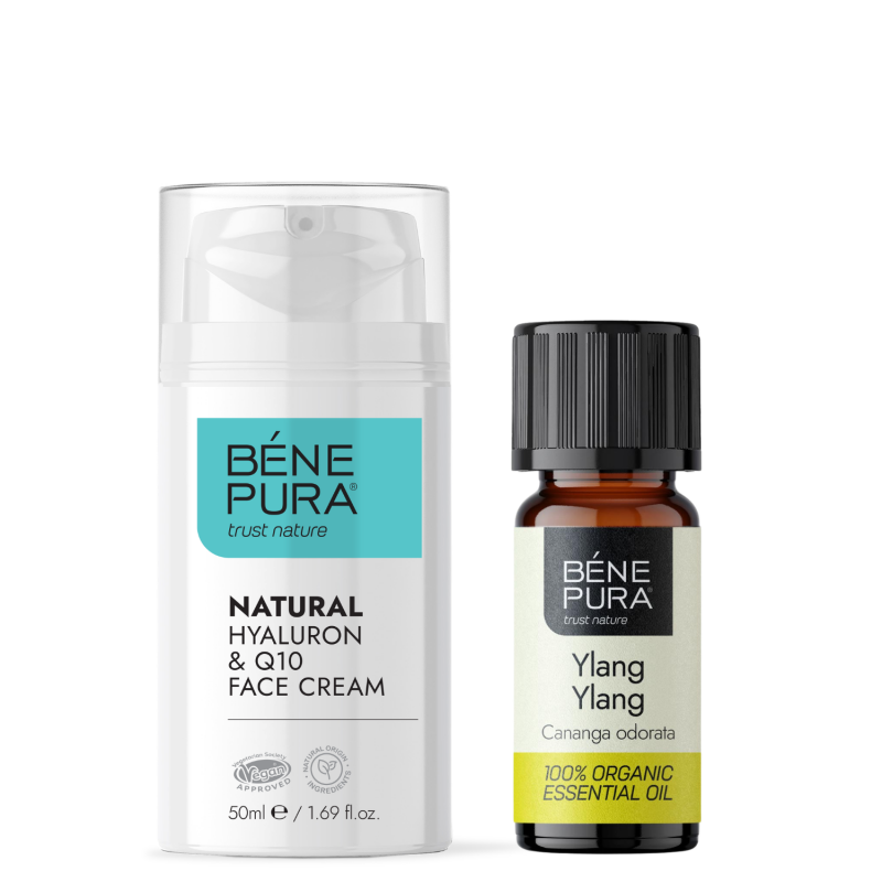 Hyaluron & Q10 Krema za Lice i Bio Ylang-ylang Etericno ulje - Kreme protiv bora