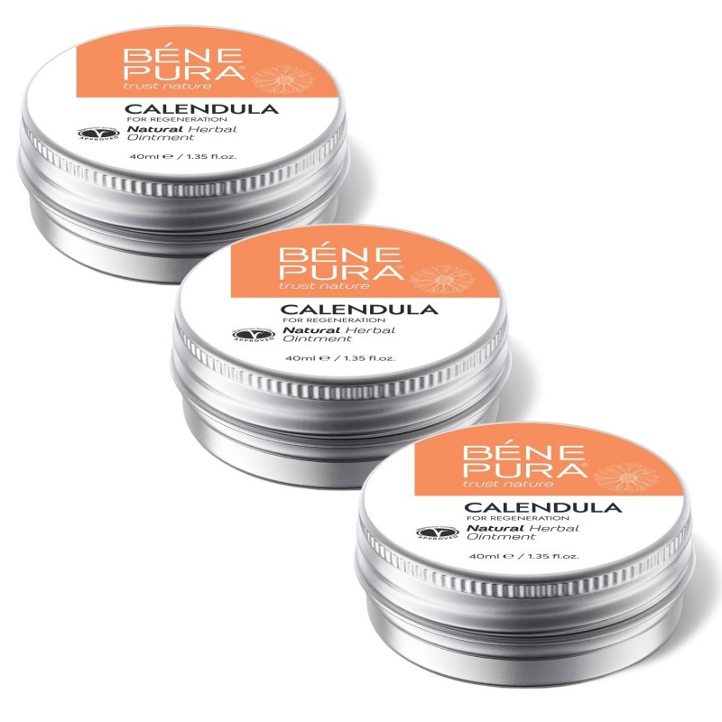 3x Mast za Opekline i Rane s Nevenom - 40ml - 