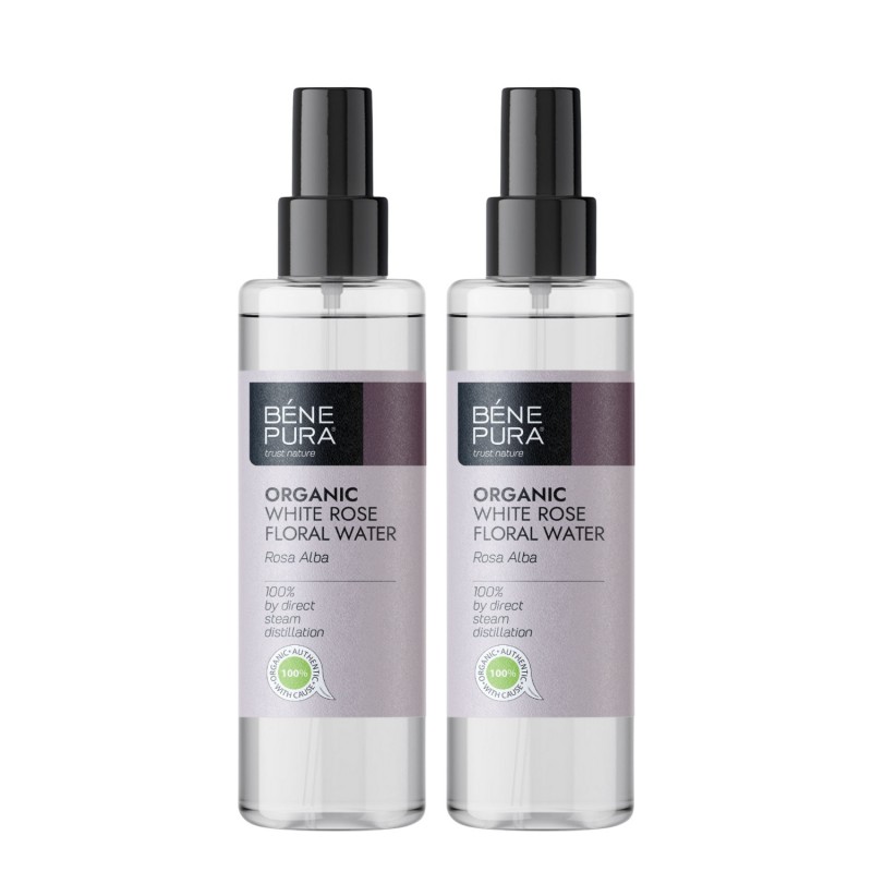 2x Bio Bijela Ruža Cvjetna vodica - 250ml