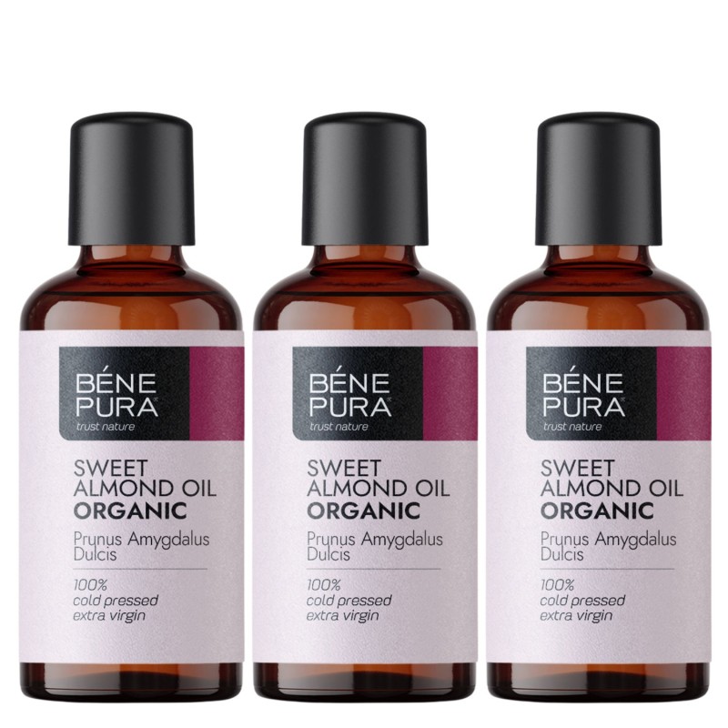 3x Bio Bademovo Bazno ulje - 100ml