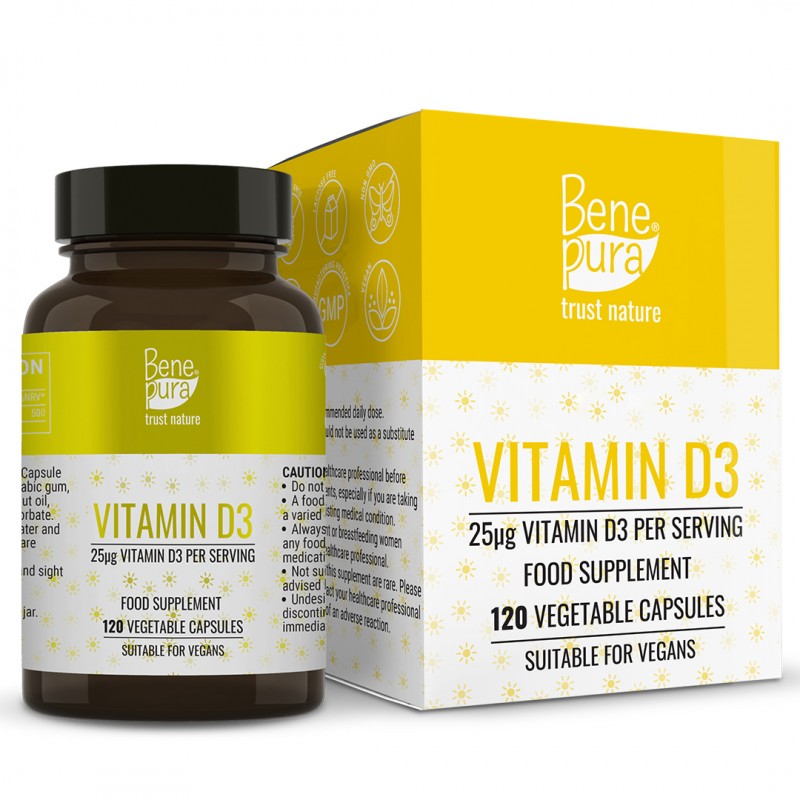 Vitamin D3 1000 IU - 120 Kapsula - Dodaci prehrani