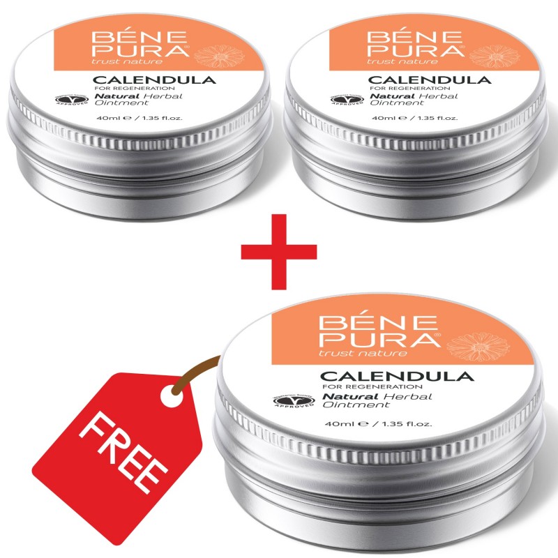 3x Mast za Opekline i Rane s Nevenom - 40ml - 