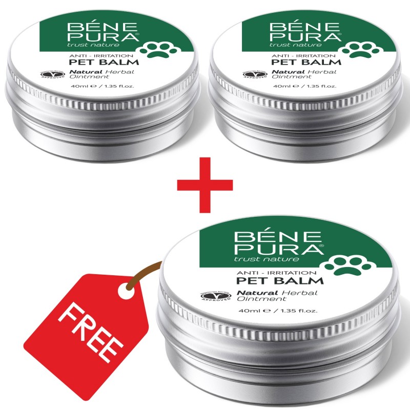 3x Balzam za Kućne Ljubimce Protiv Iritacija s Trputcem - 40ml - Masti za pse