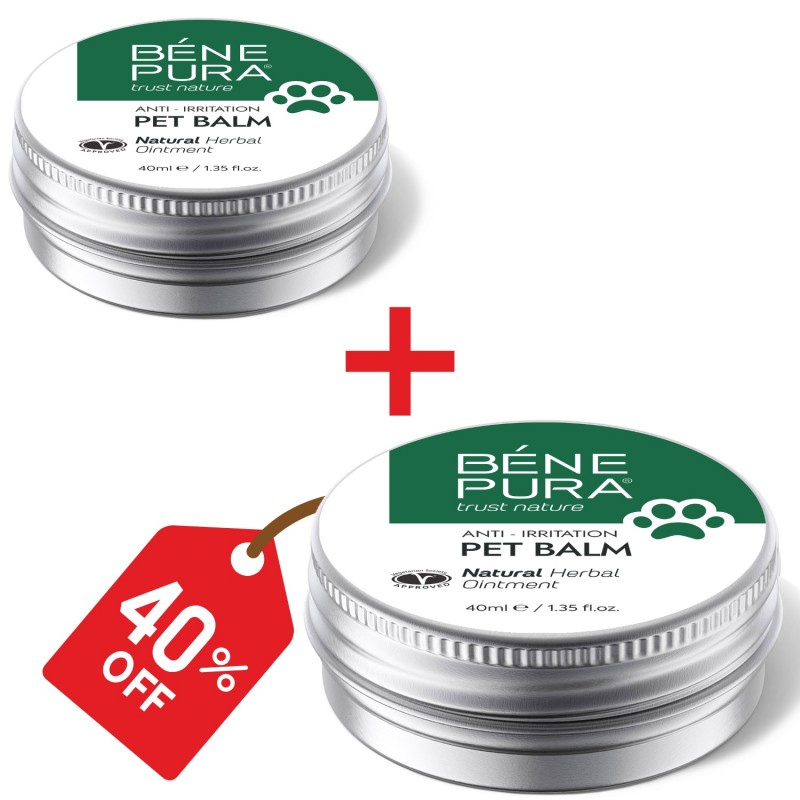 2x Balzam za Kućne Ljubimce Protiv Iritacija s Trputcem - 40ml - Masti za pse